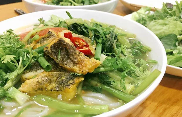 Bún cá rô đồng Hà Nội