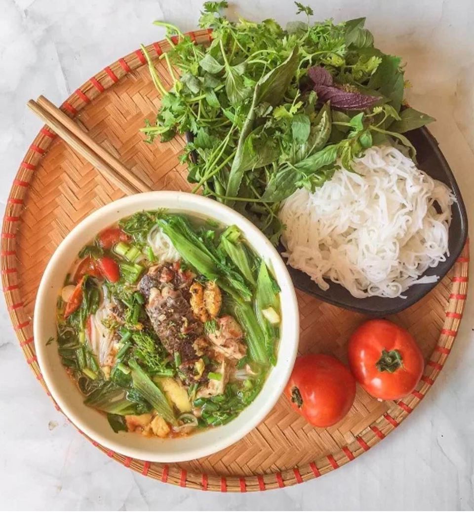 Bún cá rô đồng Hà Nội