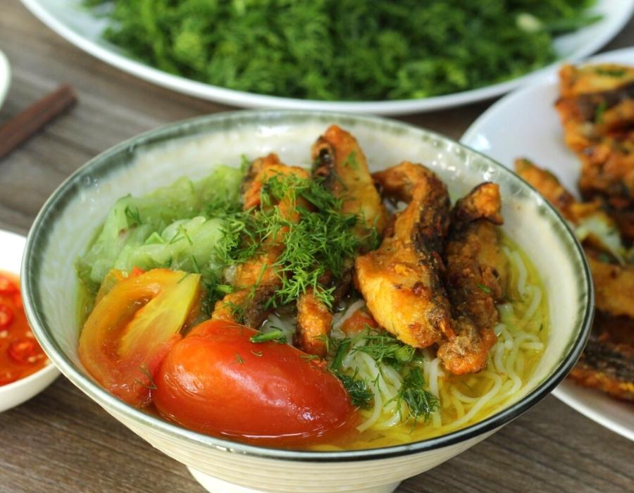 Bún cá rô đồng Hà Nội