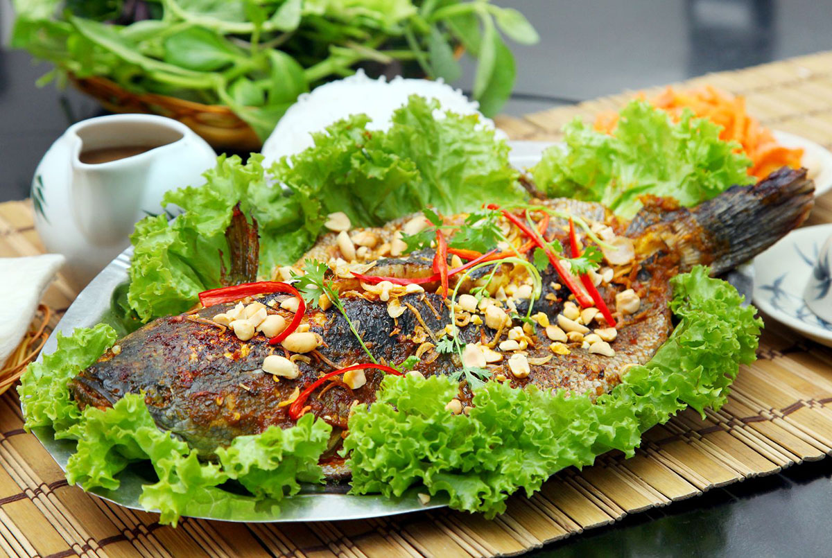 Cá lóc nướng trui 3 Cá lóc nướng trui
