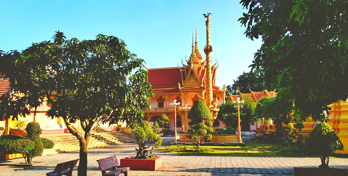 Du lịch và văn hóa tỉnh An Giang 12 Chùa Xà Tón - Ngôi chùa Khmer cổ xưa - An Giang