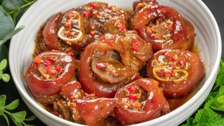Giò Heo Kho Xả Ớt