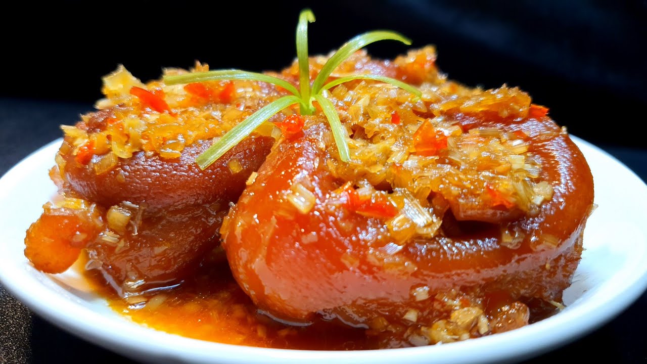 Giò Heo Kho Xả Ớt 3 Giò Heo Kho Xả Ớt