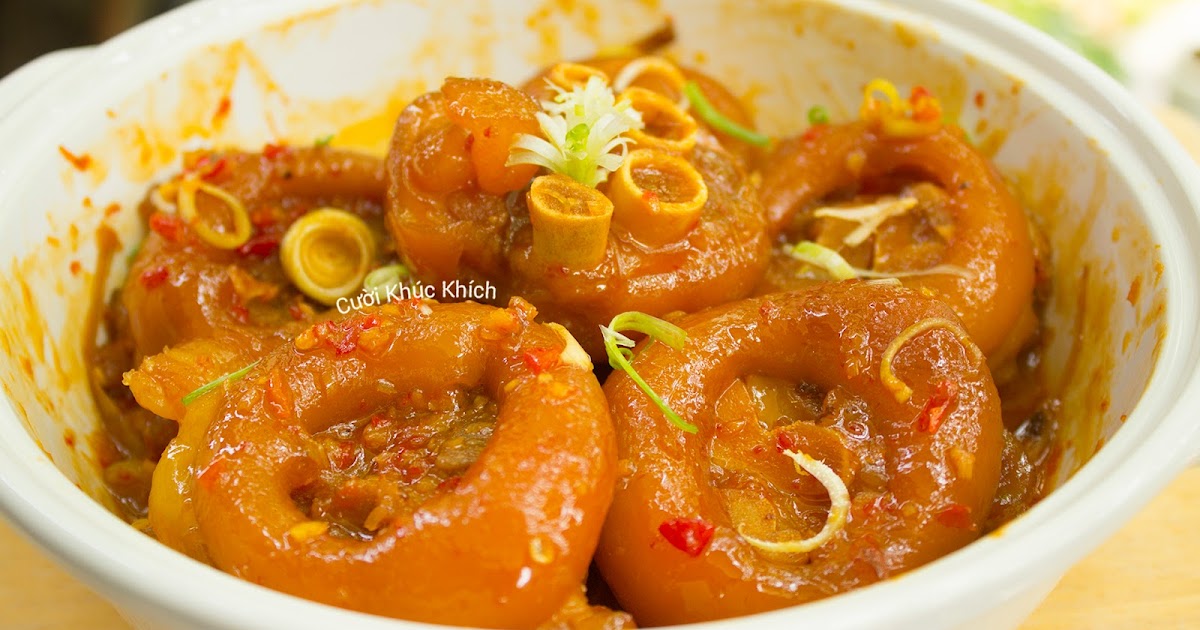 Giò Heo Kho Xả Ớt 4 Giò Heo Kho Xả Ớt