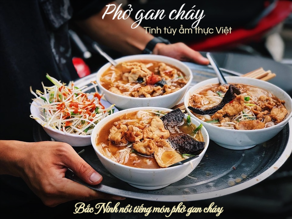 Phở gan cháy Đáp Cầu Bắc Ninh