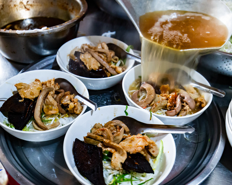 Phở gan cháy Đáp Cầu Bắc Ninh