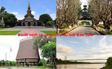 Danh sách cơ sở lưu trú du lịch Kon Tum