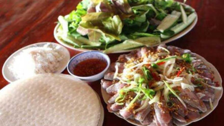 Gỏi Cá Chình Đầm Trà Ổ bình định