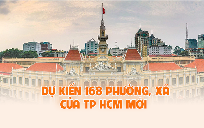 Tra cứu nhanh 168 phường xã mới của TP.HCM